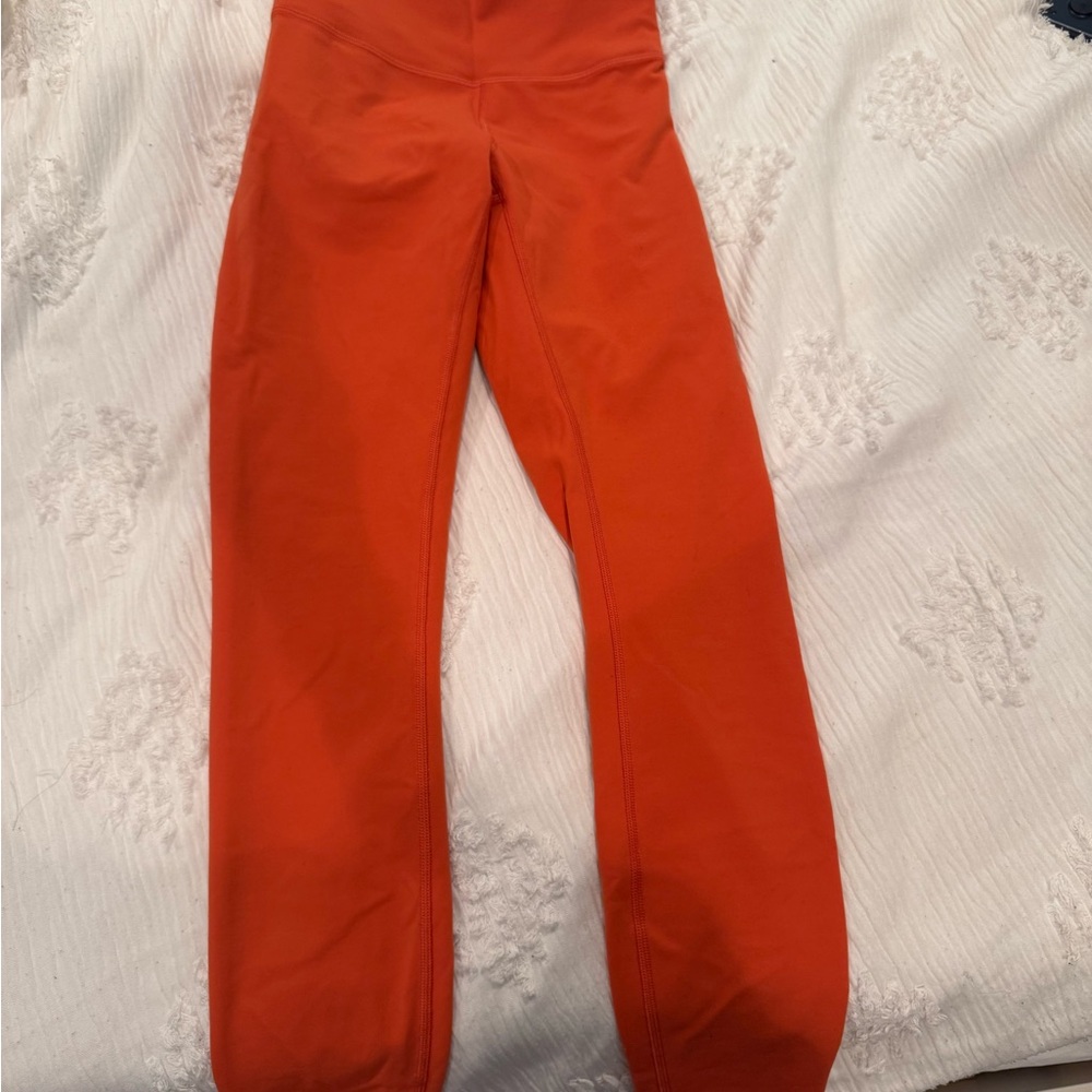 Lululemon Athletica Orange Leggings